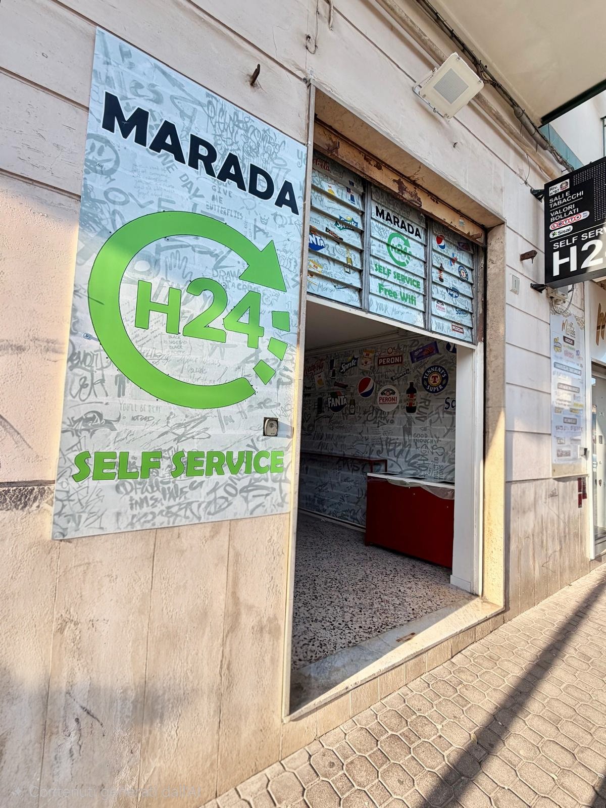 MARADA SELF SERVICE H24 - Esterno del locale a SALERNO